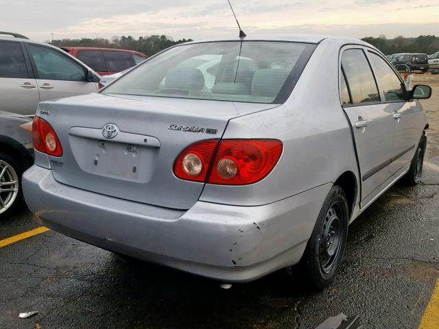 1NXBR32E15Z533348 - 2005 TOYOTA COROLLA LE SILVER photo 4