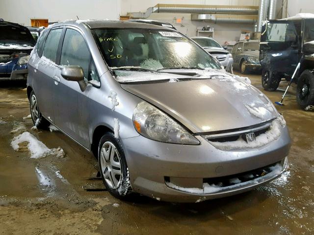 JHMGD37417S801384 - 2007 HONDA FIT GRAY photo 1