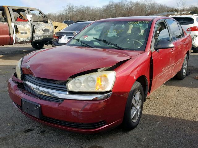 1G1ZT528X5F246629 - 2005 CHEVROLET MALIBU LS 红色 照片 2