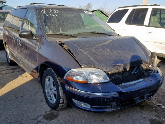 2FMZA52493BA15595 - 2003 FORD WINDSTAR S BLUE photo 1