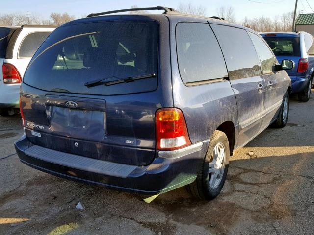 2FMZA52493BA15595 - 2003 FORD WINDSTAR S BLUE photo 4