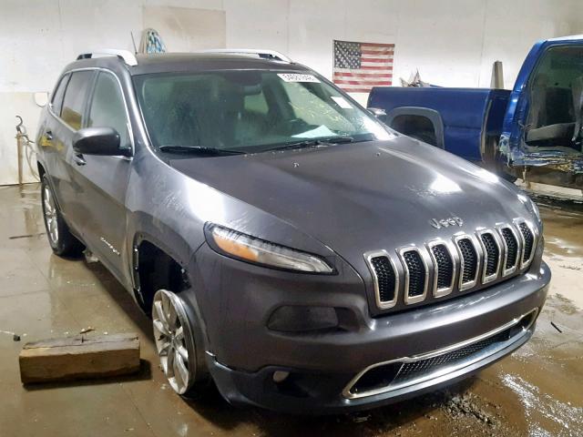 1C4PJMDS5FW563274 - 2015 JEEP CHEROKEE L GRAY photo 1