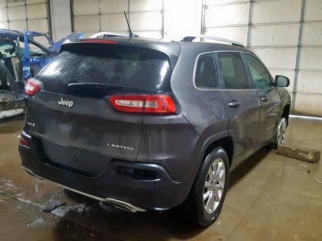 1C4PJMDS5FW563274 - 2015 JEEP CHEROKEE L GRAY photo 4