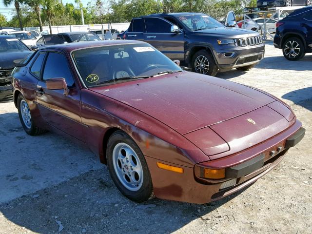 WP0AB0942JN471687 - 1988 PORSCHE 944 BURGUNDY photo 1