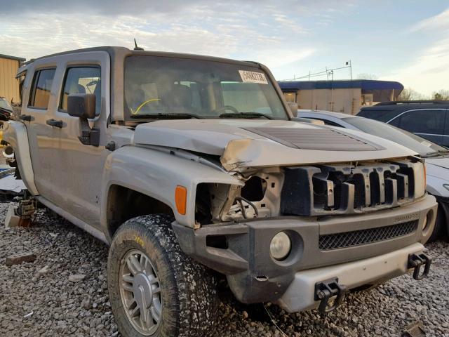 5GTEN13E488127666 - 2008 HUMMER H3 BEIGE photo 1