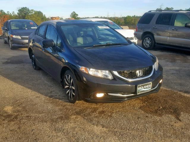 2HGFB2F97FH536763 - 2015 HONDA CIVIC EXL BLACK photo 1