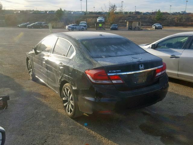 2HGFB2F97FH536763 - 2015 HONDA CIVIC EXL BLACK photo 3