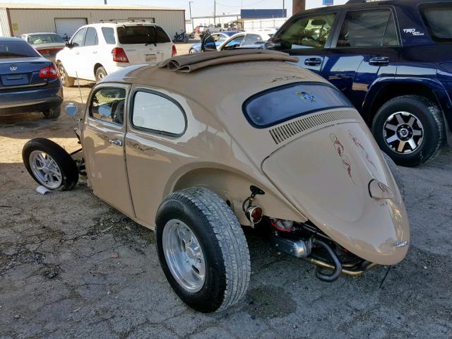 117079143 - 1967 VOLKSWAGEN BEETLE TAN photo 3