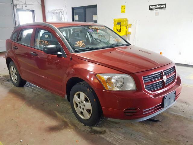 1B3HB28B27D373950 - 2007 DODGE CALIBER RED photo 1