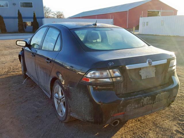 YS3FB47Y591013043 - 2009 SAAB 9-3 2.0T BLACK photo 3