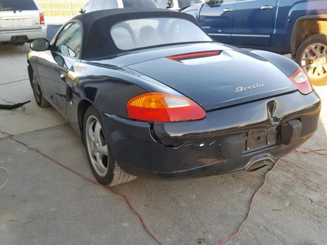 WP0CA2980XU624849 - 1999 PORSCHE BOXSTER BLACK photo 3