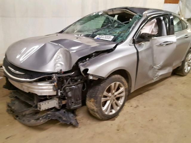 1C3CCCAB3FN684628 - 2015 CHRYSLER 200 LIMITE SILVER photo 10