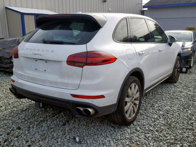 WP1AB2A23GLA94361 - 2016 PORSCHE CAYENNE S WHITE photo 4