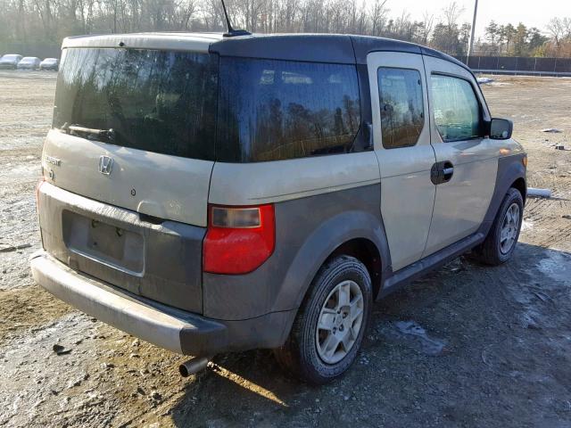 5J6YH28665L021340 - 2005 HONDA ELEMENT EX CREAM photo 4