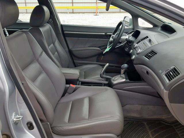 2HGFA16988H338094 - 2008 HONDA CIVIC EXL SILVER photo 5