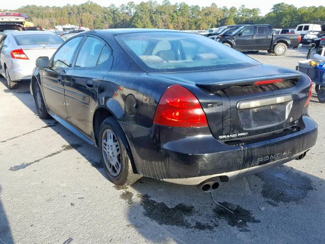 2G2WP522641280619 - 2004 PONTIAC GRAND PRIX BLACK photo 3