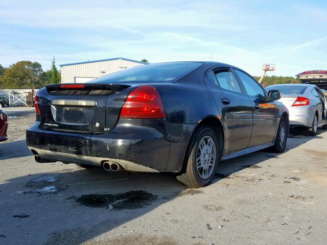 2G2WP522641280619 - 2004 PONTIAC GRAND PRIX BLACK photo 4