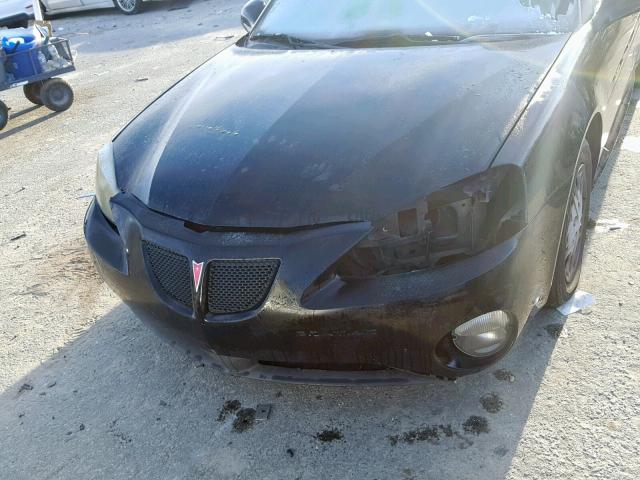 2G2WP522641280619 - 2004 PONTIAC GRAND PRIX BLACK photo 9