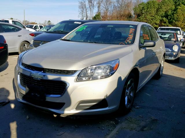 1G11B5SL1FF339710 - 2015 CHEVROLET MALIBU LS GOLD photo 2