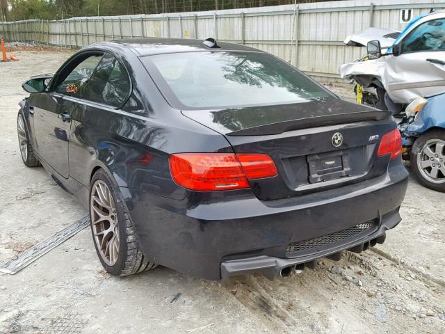 WBSKG9C55BE797134 - 2011 BMW M3 BLACK photo 3