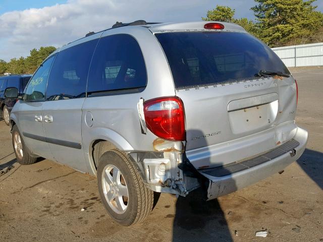 1D4GP45R95B162474 - 2005 DODGE CARAVAN SX GRAY photo 3