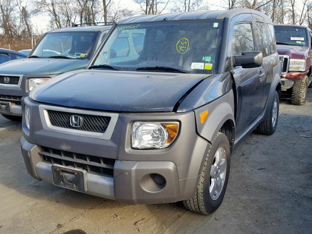 5J6YH28564L030447 - 2004 HONDA ELEMENT EX BLACK photo 2