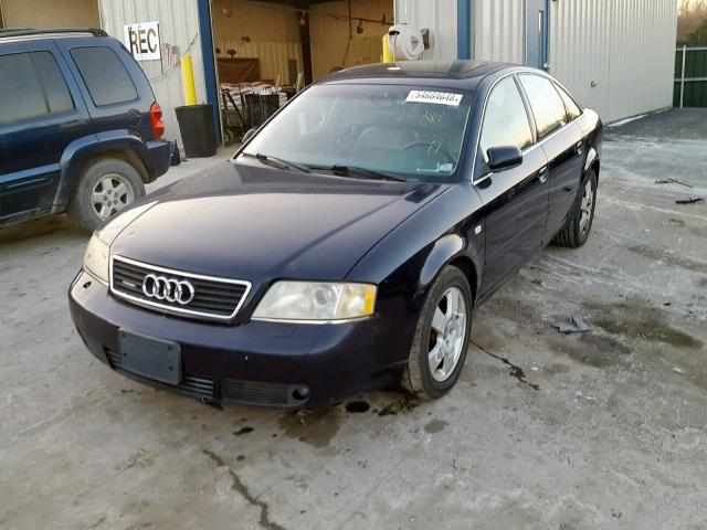 WAUED64B01N004639 - 2001 AUDI A6 2.7T QU BLUE photo 2