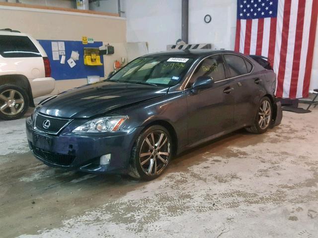 JTHBK262485069794 - 2008 LEXUS IS 250 CHARCOAL photo 2