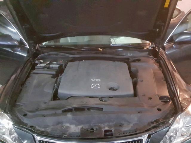 JTHBK262485069794 - 2008 LEXUS IS 250 CHARCOAL photo 7