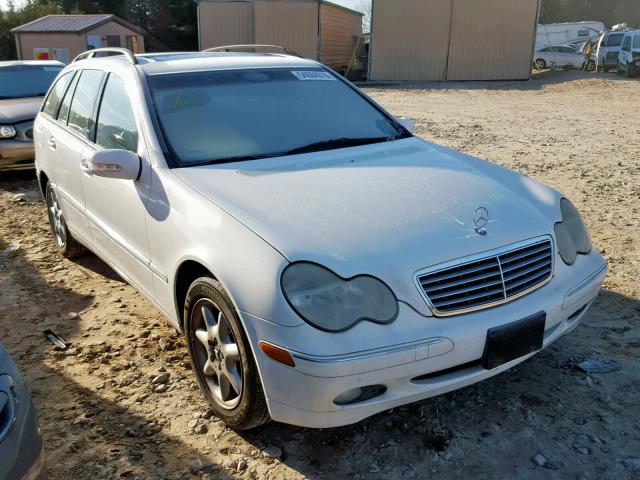 WDBRH61J33F360602 - 2003 MERCEDES-BENZ C 240 SPOR WHITE photo 1