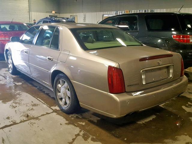 1G6KF57972U257065 - 2002 CADILLAC DEVILLE DT BEIGE photo 3