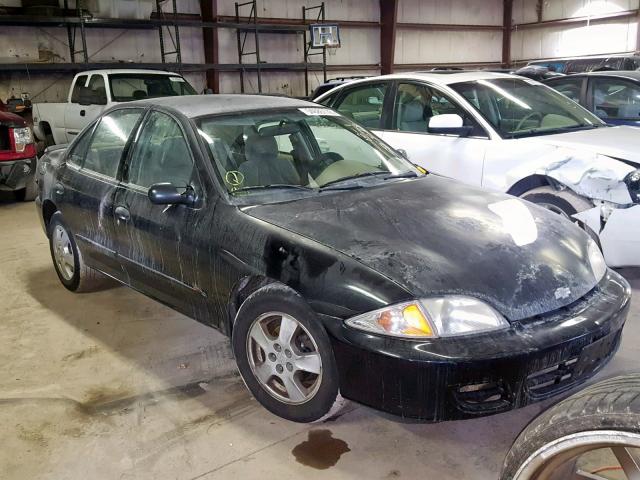 1G1JF52T517398878 - 2001 CHEVROLET CAVALIER L BLACK photo 1