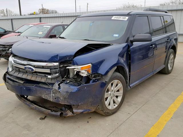 2FMGK5BC0CBD15425 - 2012 FORD FLEX SE BLUE photo 2