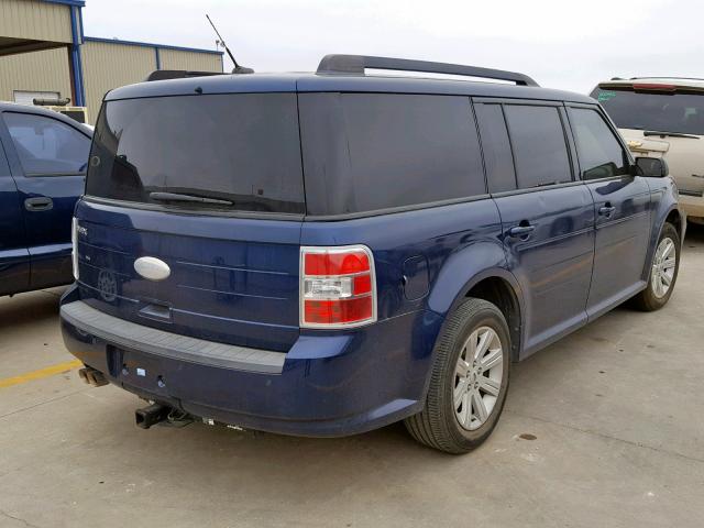 2FMGK5BC0CBD15425 - 2012 FORD FLEX SE BLUE photo 4