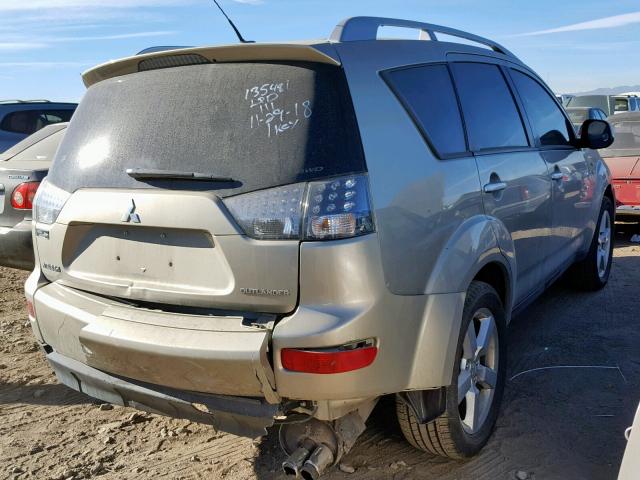 JA4MT41X88Z014094 - 2008 MITSUBISHI OUTLANDER GOLD photo 4