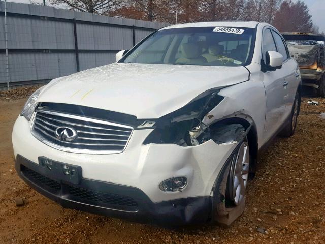 JN1AJ0HRXAM752385 - 2010 INFINITI EX35 BASE WHITE photo 2