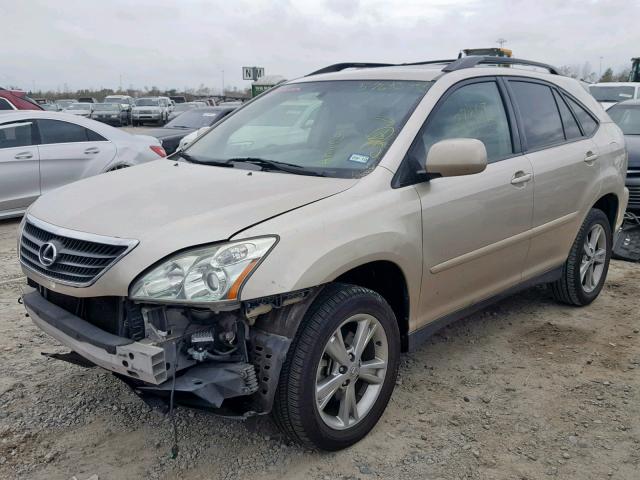 JTJGW31U062000266 - 2006 LEXUS RX 400 GOLD photo 2