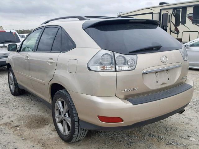 JTJGW31U062000266 - 2006 LEXUS RX 400 GOLD photo 3