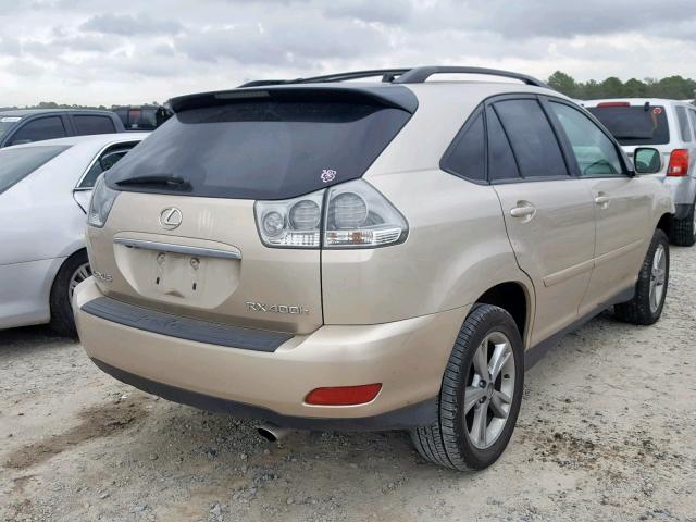 JTJGW31U062000266 - 2006 LEXUS RX 400 GOLD photo 4