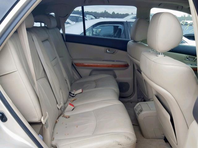 JTJGW31U062000266 - 2006 LEXUS RX 400 GOLD photo 6