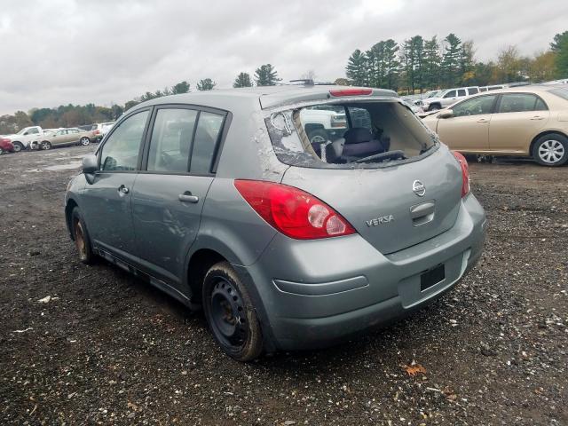 3N1BC13E77L363523 - 2007 NISSAN VERSA S SILVER photo 3