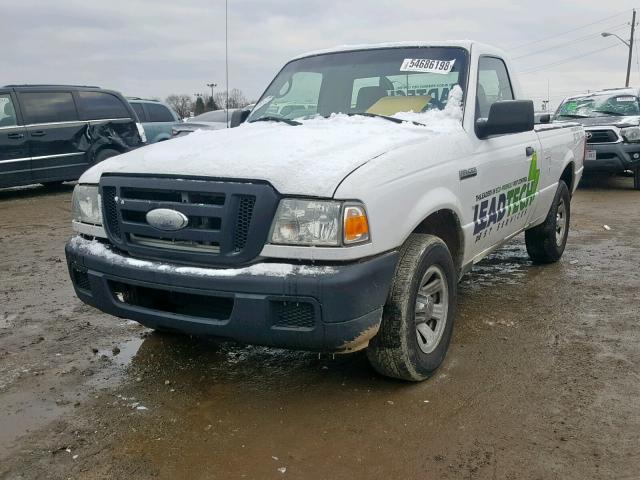 1FTYR10D87PA01951 - 2007 FORD RANGER WHITE photo 2