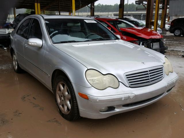 WDBRF61J71F105082 - 2001 MERCEDES-BENZ C 240 SILVER photo 1