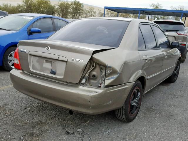 JM1BJ2220X0162012 - 1999 MAZDA PROTEGE DX TAN photo 4