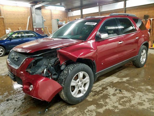 1GKER23D69J136036 - 2009 GMC ACADIA SLT RED photo 2