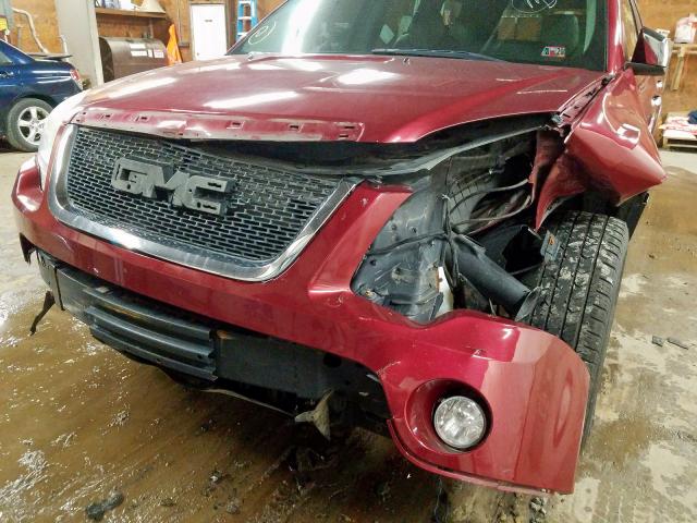 1GKER23D69J136036 - 2009 GMC ACADIA SLT RED photo 9