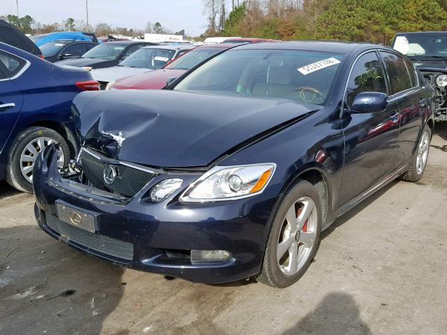 JTHCE96S270004216 - 2007 LEXUS GS 350 BLUE photo 2