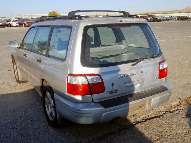 JF1SF65651H718594 - 2001 SUBARU FORESTER S SILVER photo 3