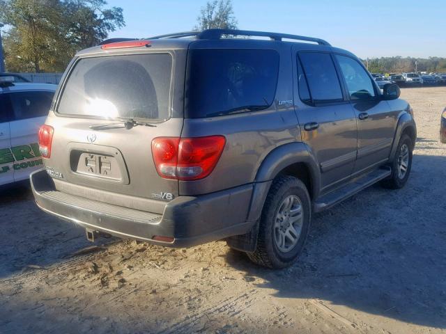 5TDZT38A86S266322 - 2006 TOYOTA SEQUOIA LI GRAY photo 4