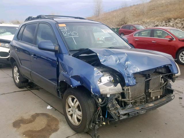 KM8JN12D67U525476 - 2007 HYUNDAI TUCSON SE BLUE photo 1